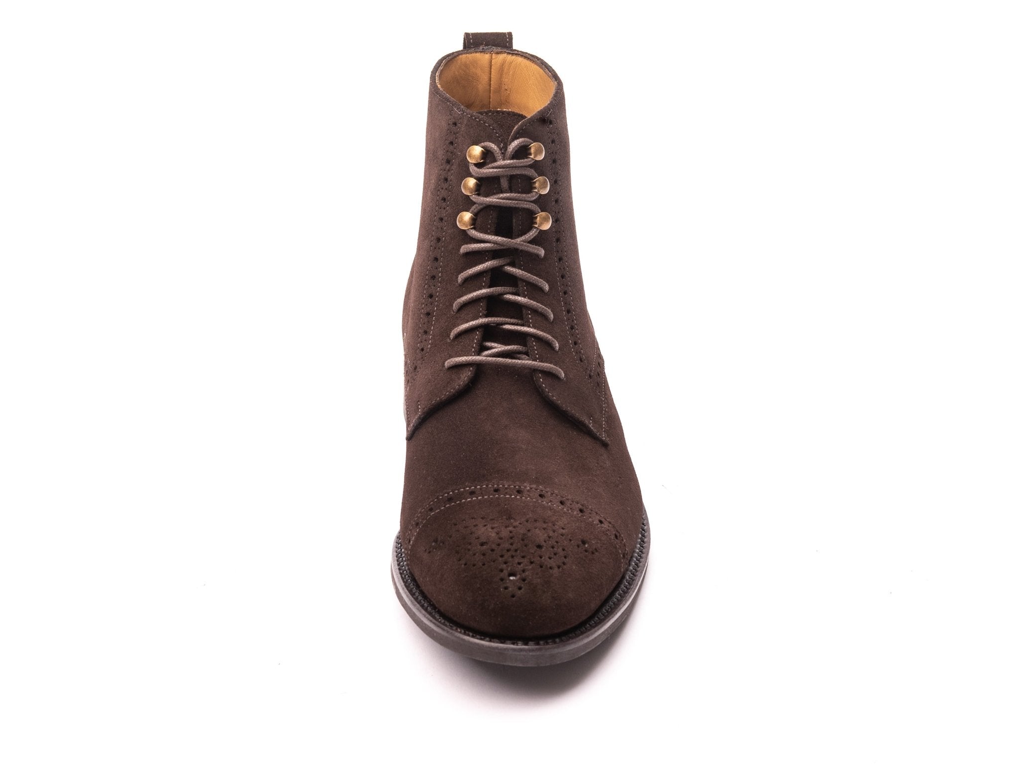 Punched Oxford Boots im Derby Stil