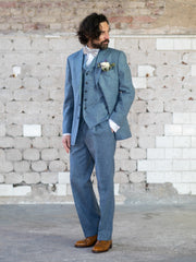 Tweed Anzug in 3-Knopf Classic aus Moon Tweed