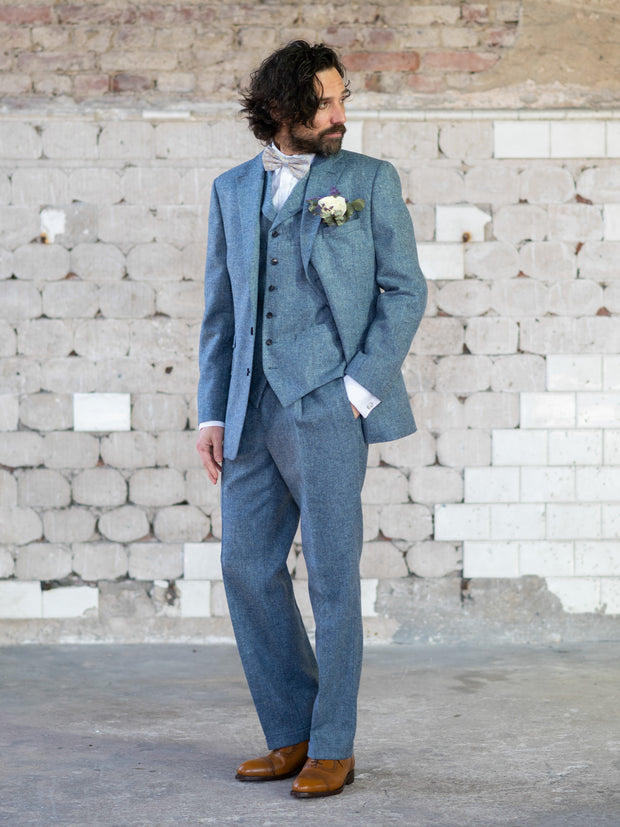 Tweed Anzug in 3-Knopf Classic aus Moon Tweed