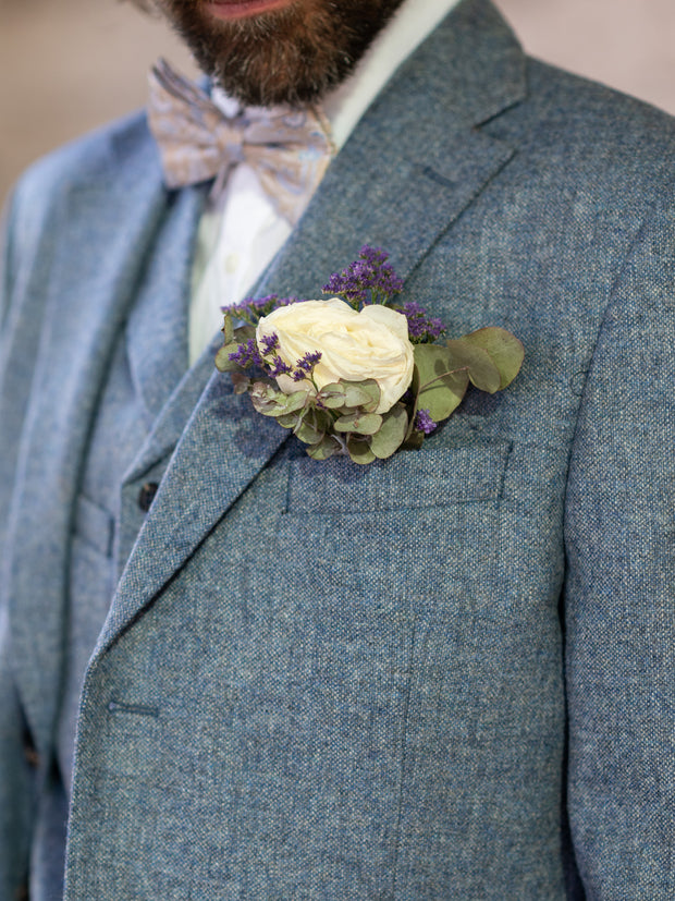 Tweed Anzug in 3-Knopf Classic aus Moon Tweed