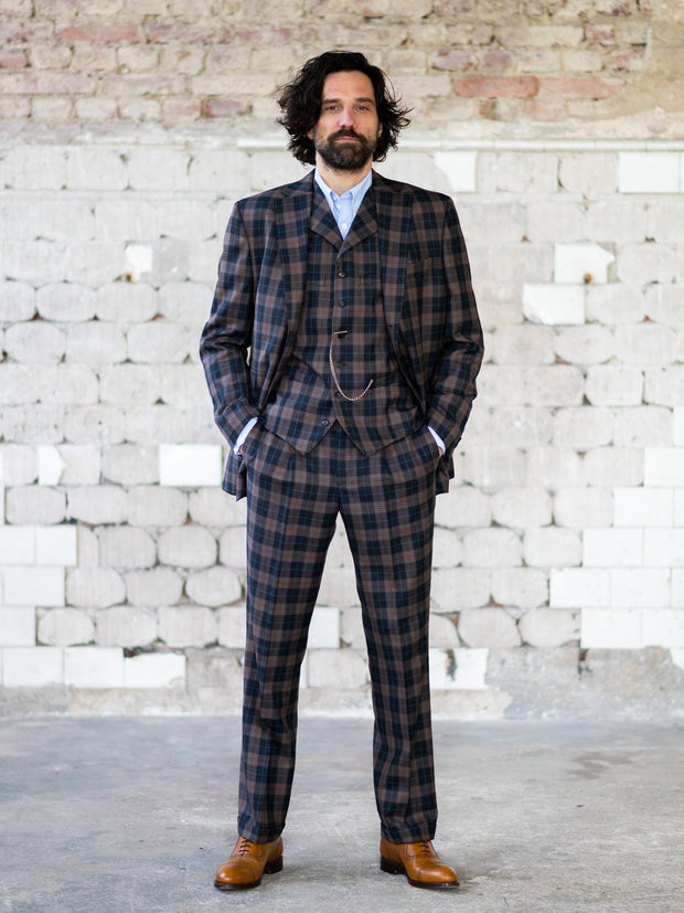 Sommer Anzug in 3-Knopf Classic aus leichtem Lovat Tweed