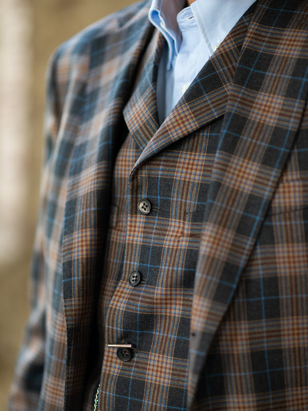 Sommer Anzug in 3-Knopf Classic aus leichtem Lovat Tweed