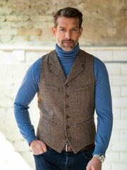 Tweedweste aus Harris Tweed