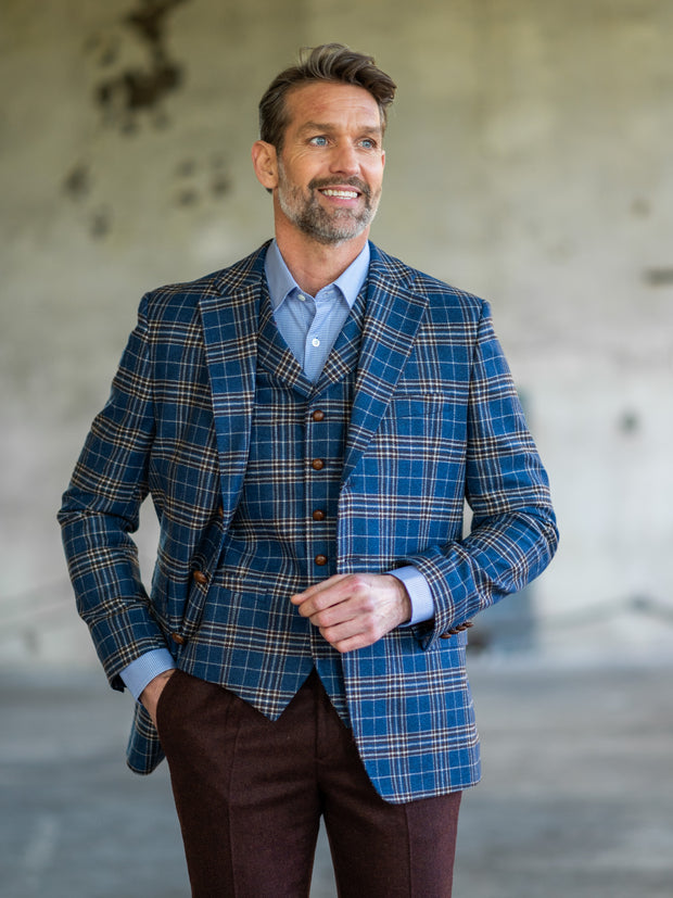 Tweedsakko in 3-Knopf Classic aus Marling & Evans Tweed