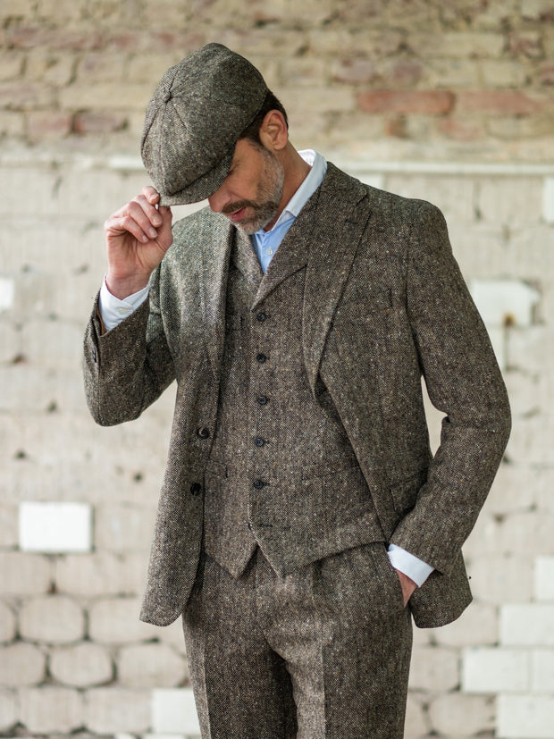 Tweed Anzug in 3-Knopf Classic aus John Hanly Tweed