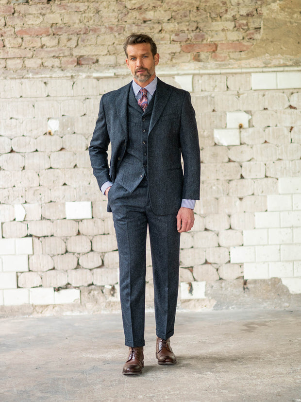 Tweed Anzug in 3-Knopf Classic aus Moon Tweed