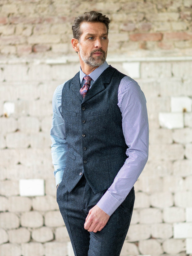 Tweed Anzug in 3-Knopf Classic aus Moon Tweed