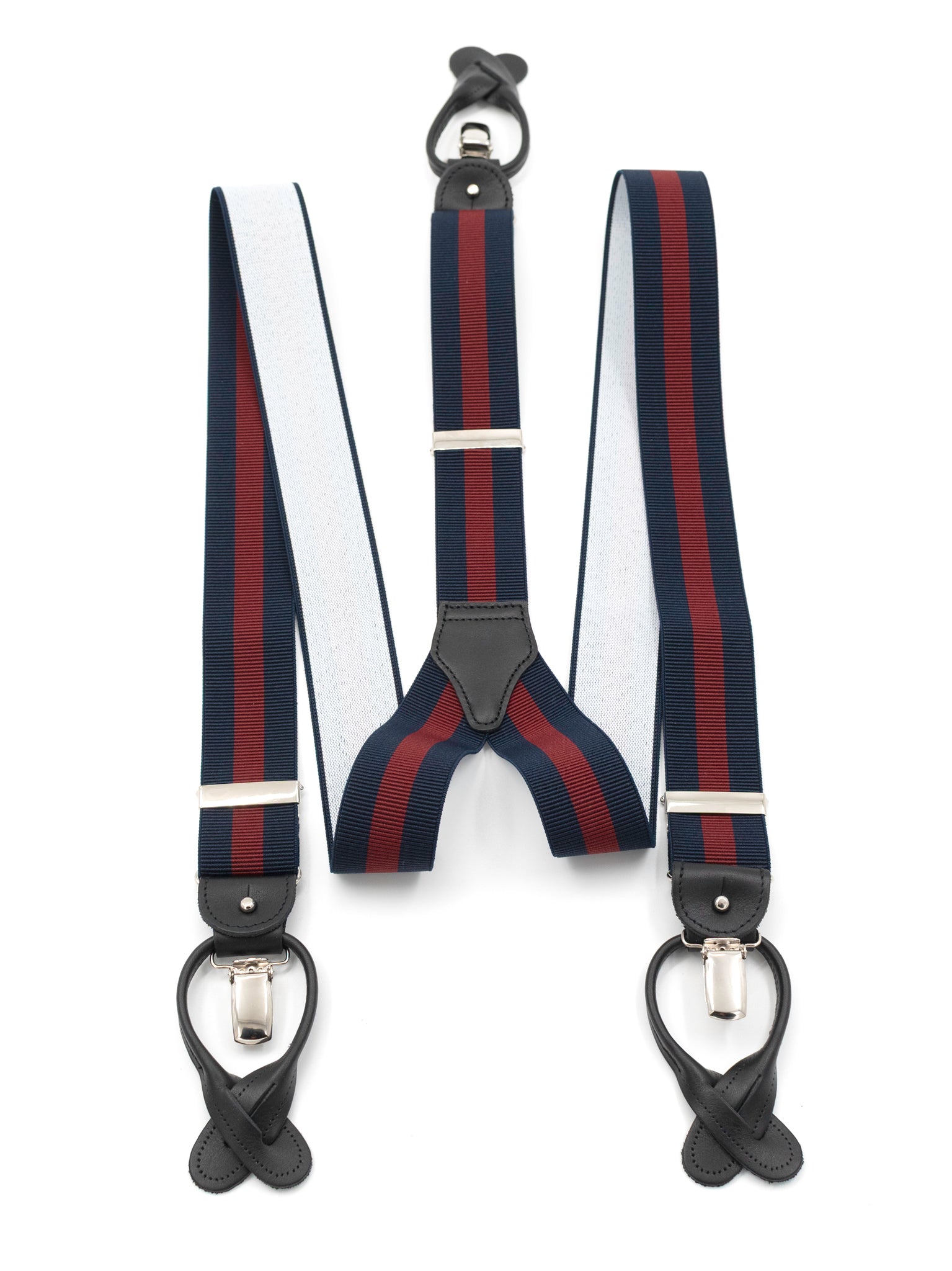 Hosenträger, Navy-Bordeaux