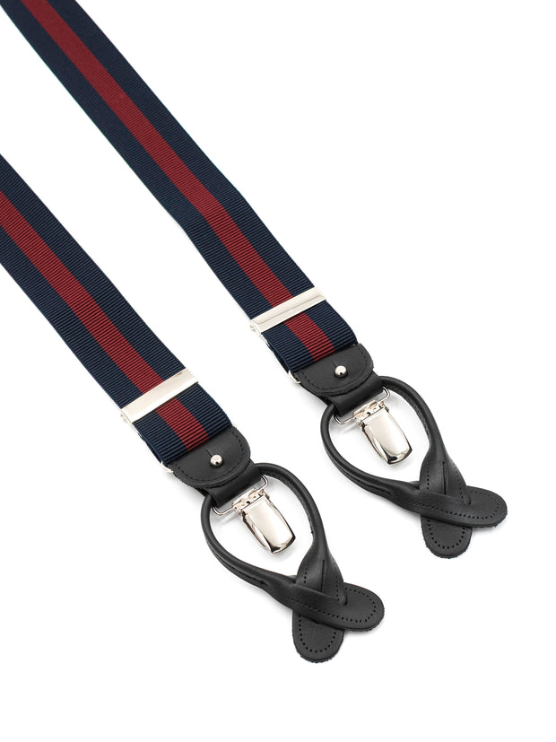 Hosenträger, Navy-Bordeaux