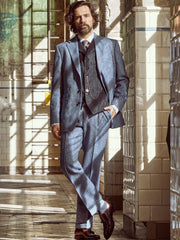 Tweed Anzug in 3-Knopf Classic aus Moon Tweed