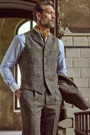 Tweed Anzug in 3-Knopf Classic aus John Hanly Tweed