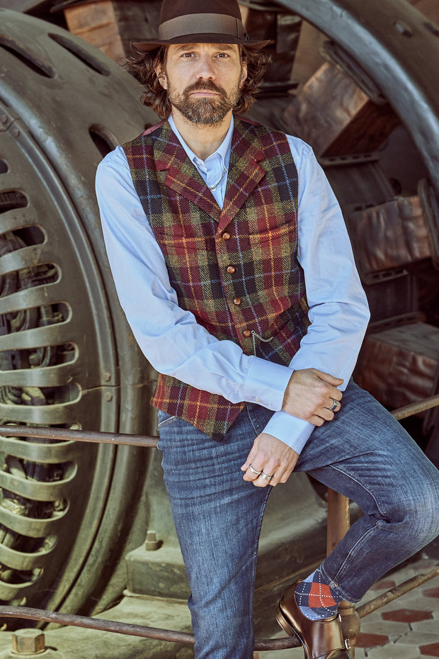 Tweedweste aus Harris Tweed