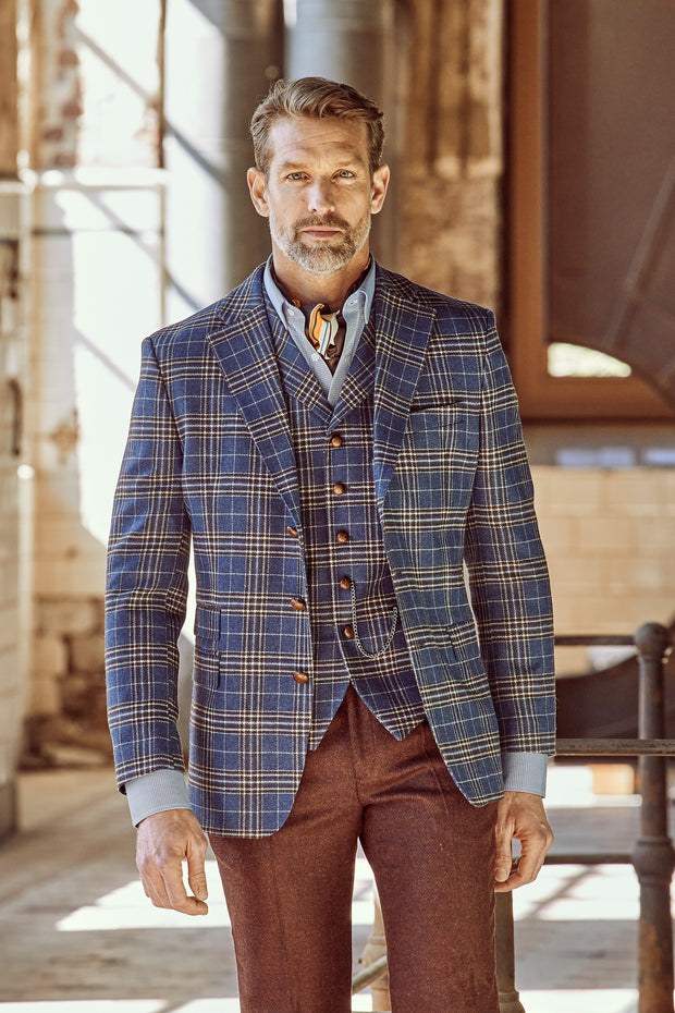 Tweedsakko in 3-Knopf Classic aus Marling & Evans Tweed