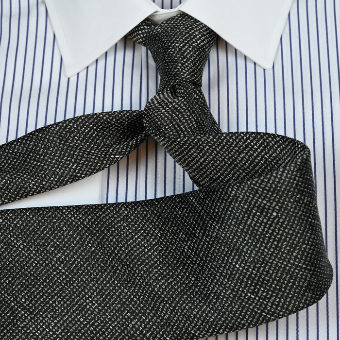 Krawatte grün/weiss strukturiert