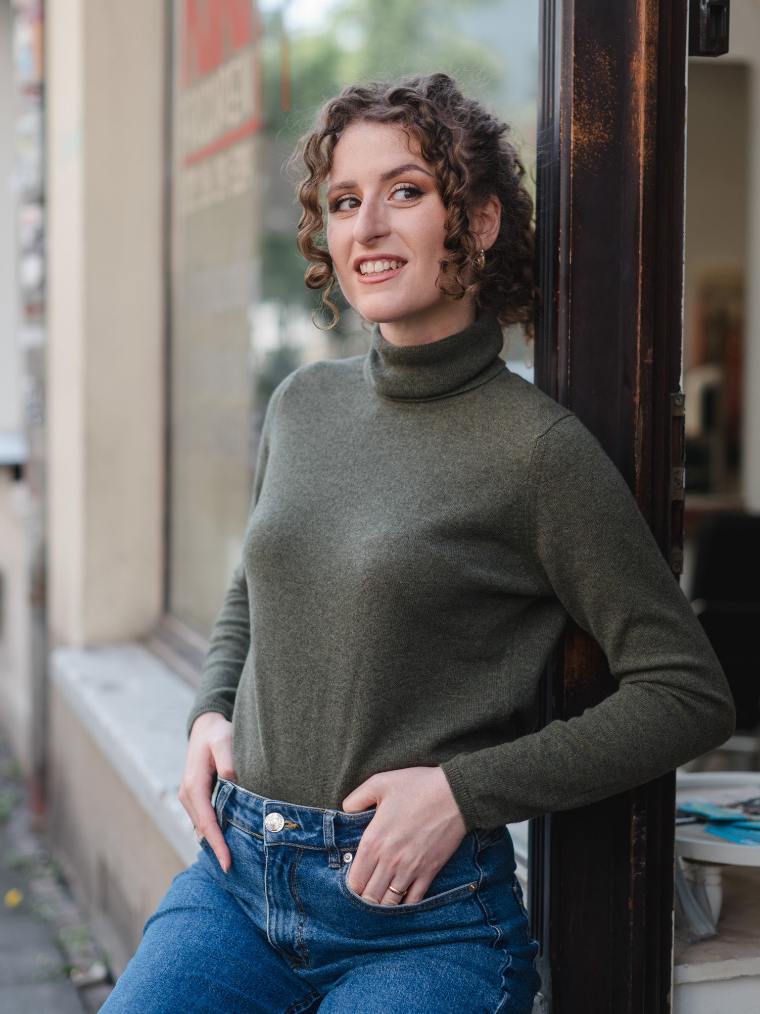 Cashmere Rollkragen Pullover