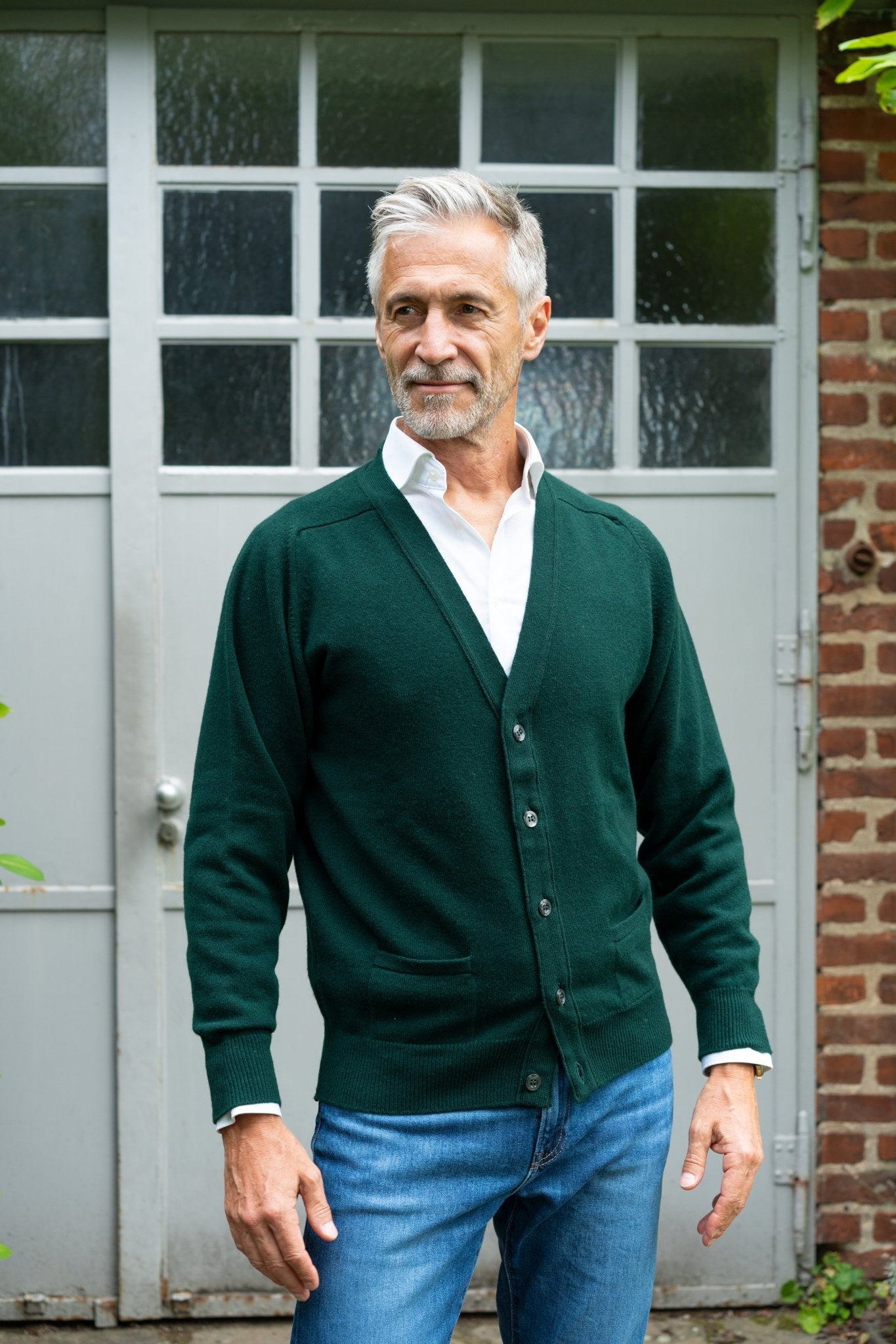 Lambswool Strickjacke