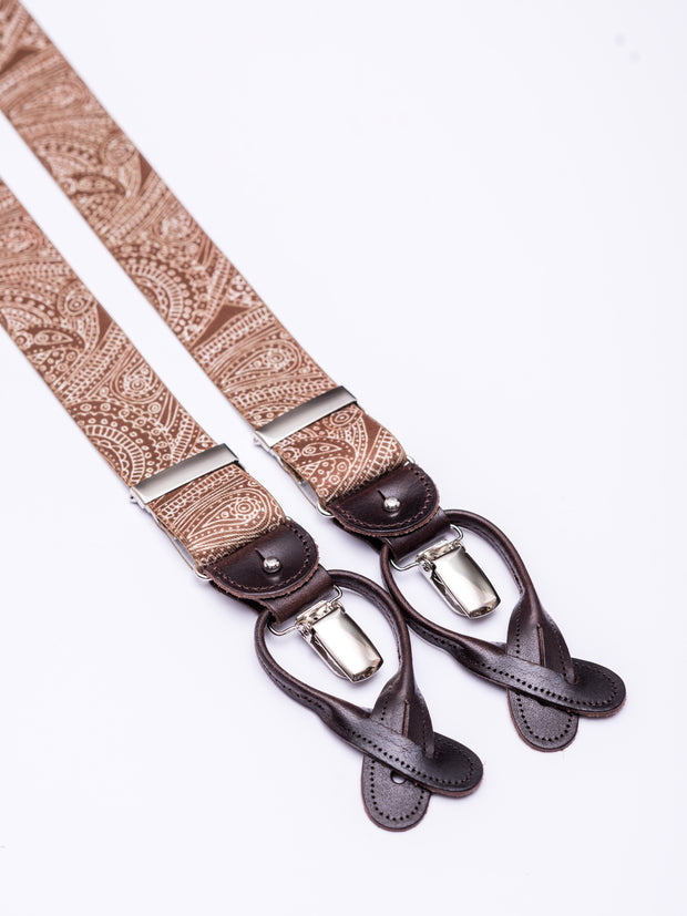 Hosenträger, paisley gold