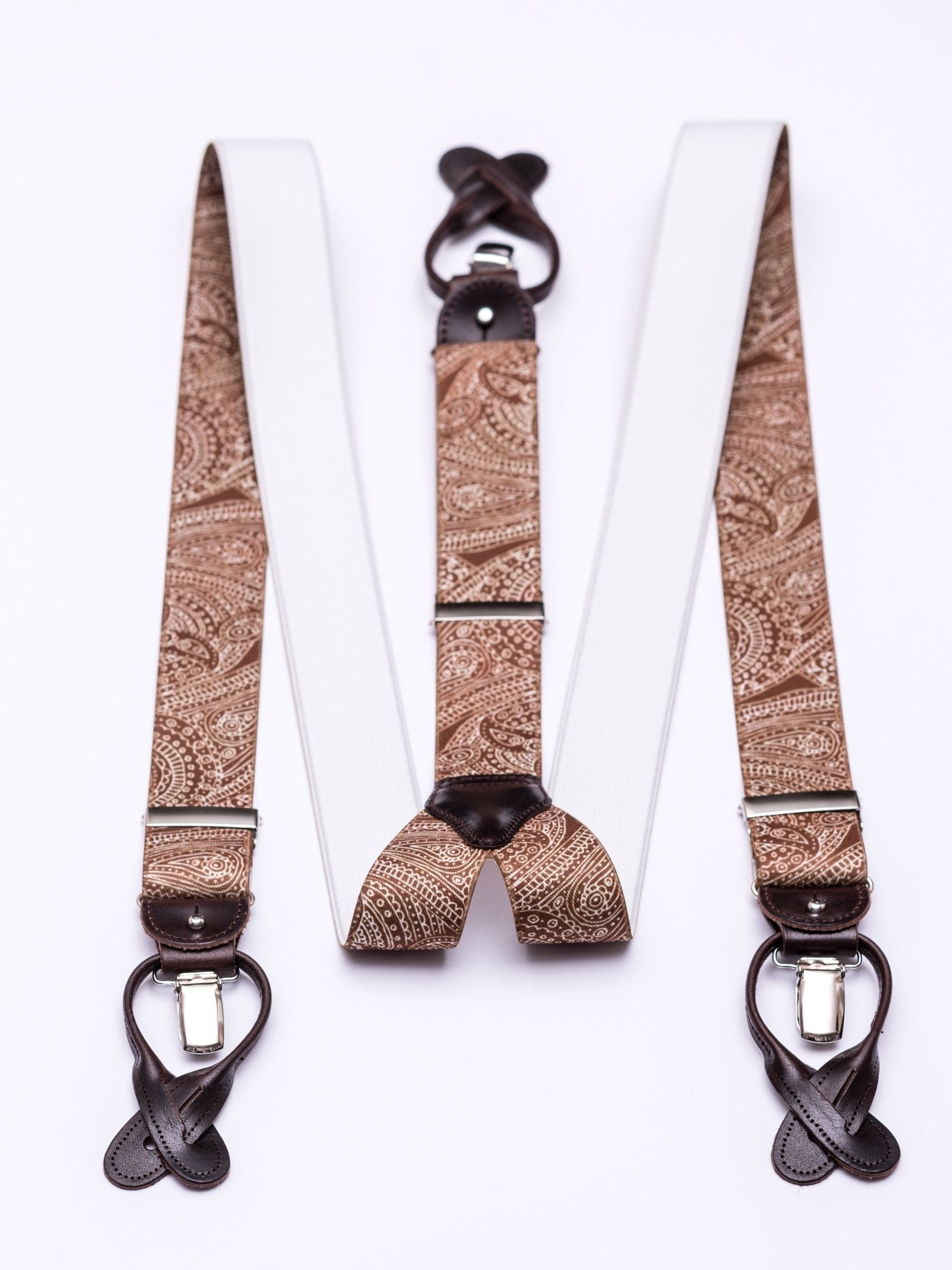 Hosenträger, paisley gold