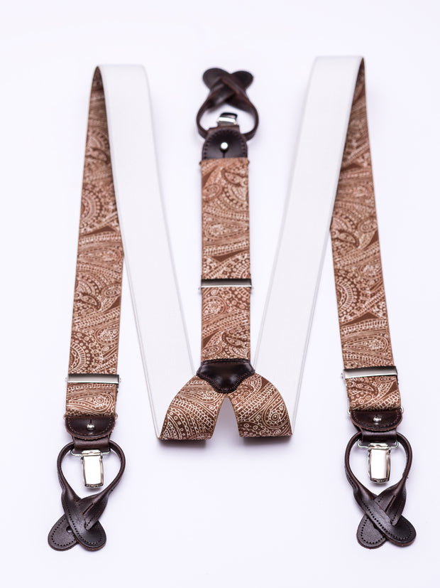 Hosenträger, paisley gold