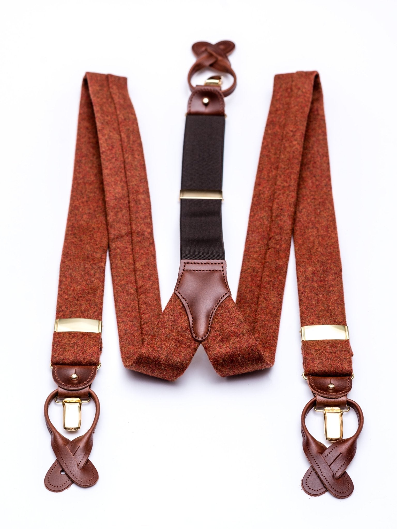 Hosenträger, tweed brown