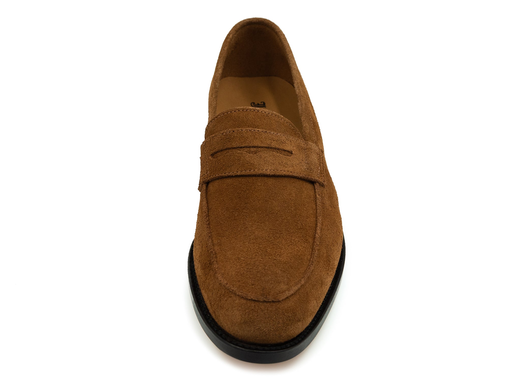 Loafer in braunem Wildleder