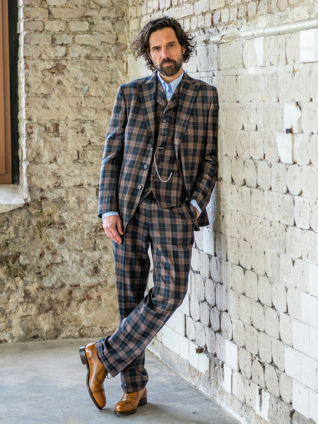 Sommer Anzug in 3-Knopf Classic aus leichtem Lovat Tweed