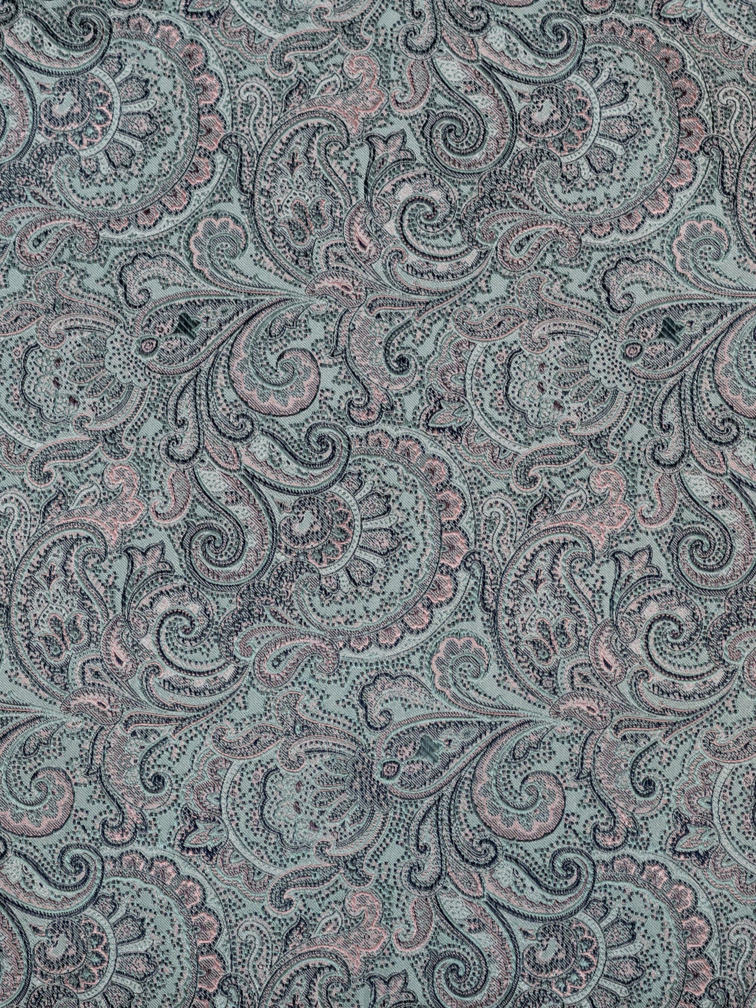 Einstecktuch Paisley in mint