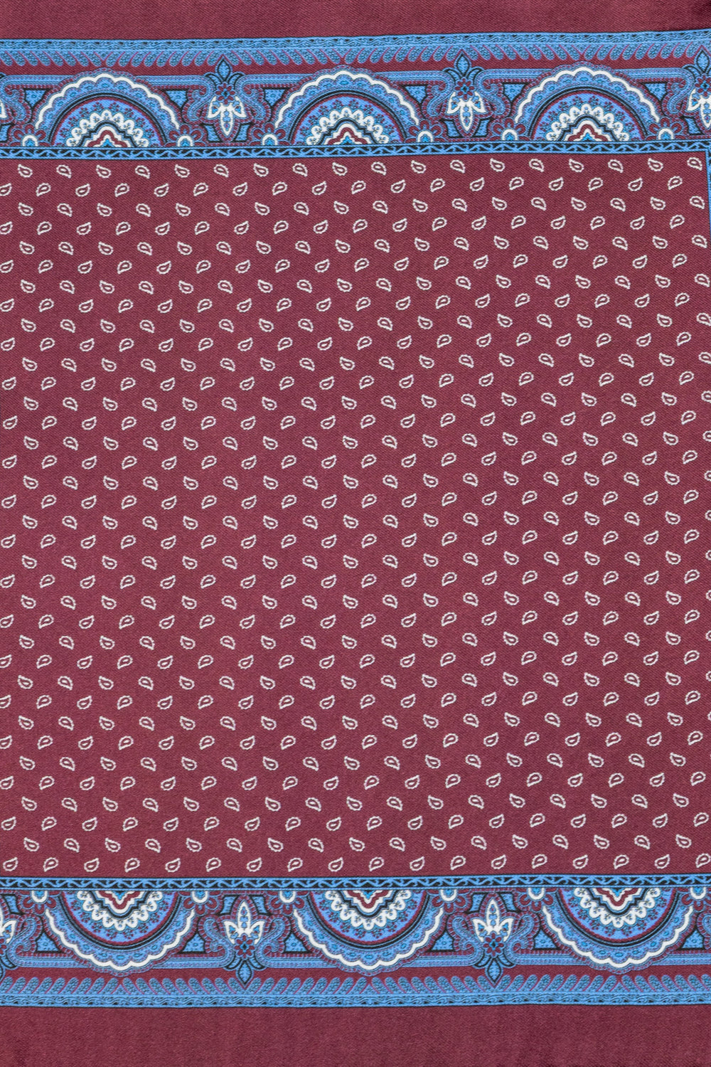 Einstecktuch Gaucho bordeaux/blau