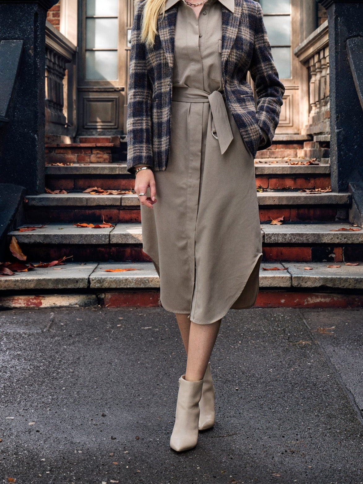 Tweedblazer blau aus Lovat Tweed — John Crocket
