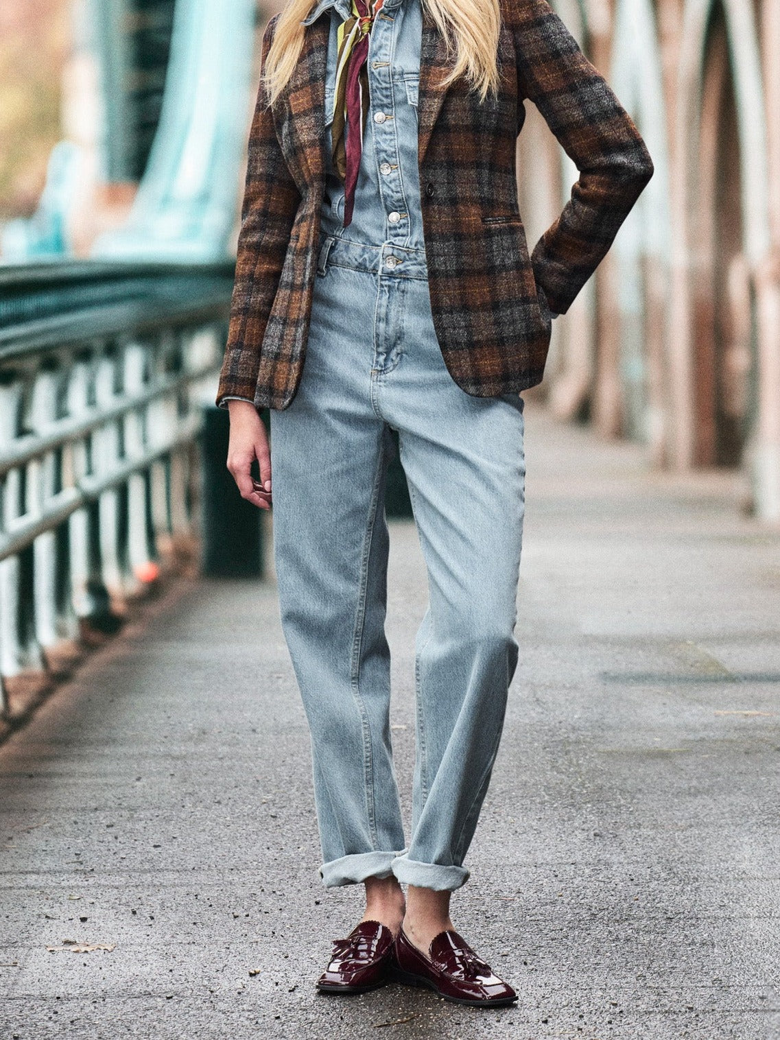 Damen Tweedblazer braun aus Moon Tweed — John Crocket