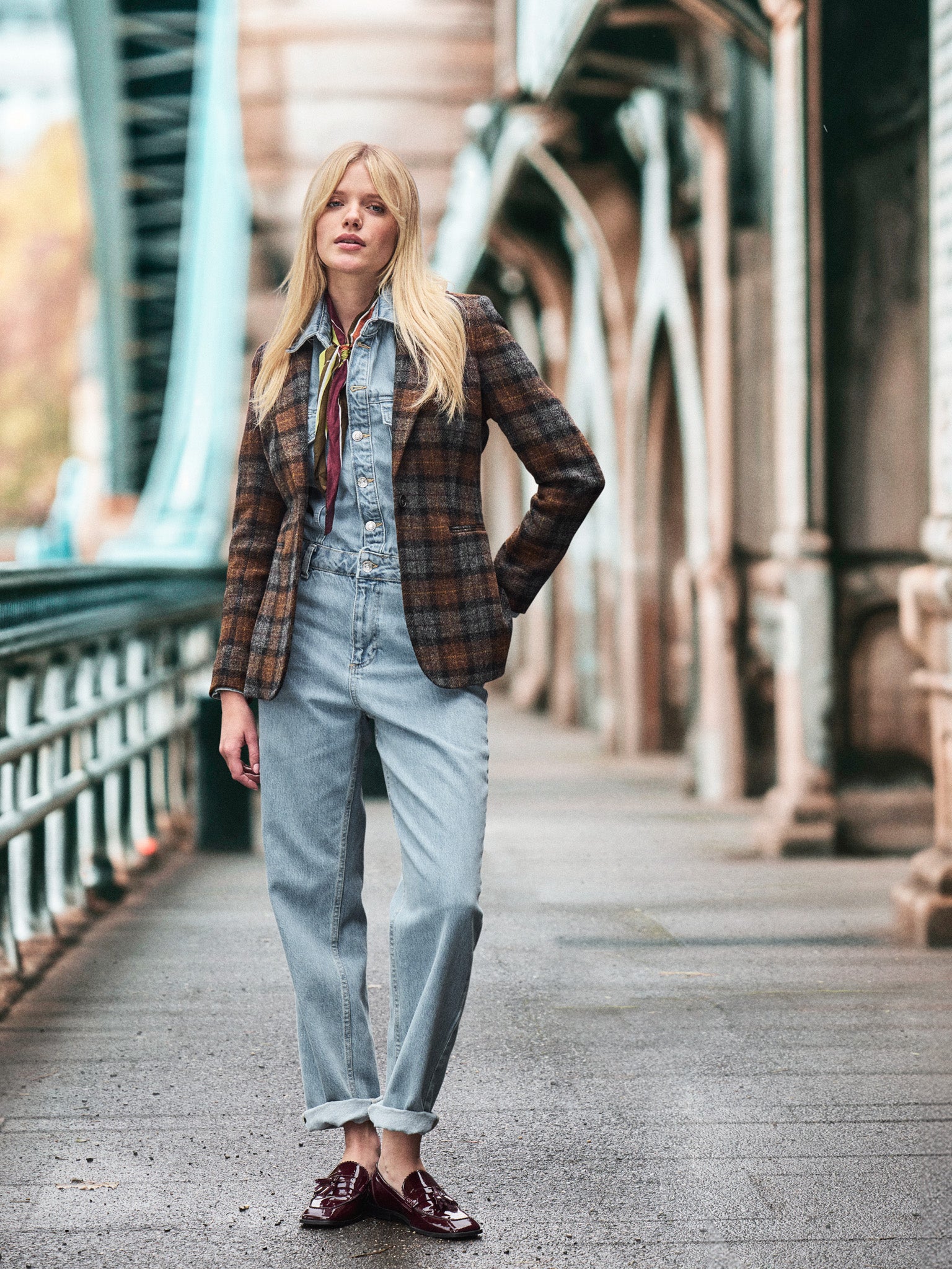 Damen Tweedblazer aus Moon Tweed