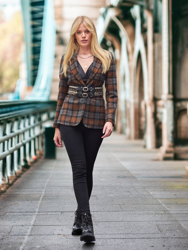 Damen Tweedblazer aus Moon Tweed