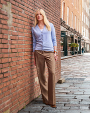 Marlene Tweed-Hose in greige