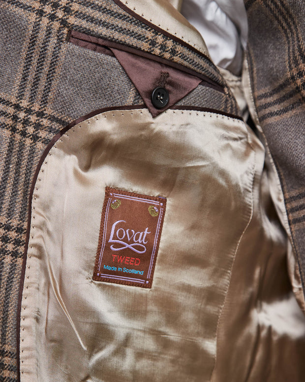 Tweed Anzug in 3-Knopf Classic aus   Lovat Tweed
