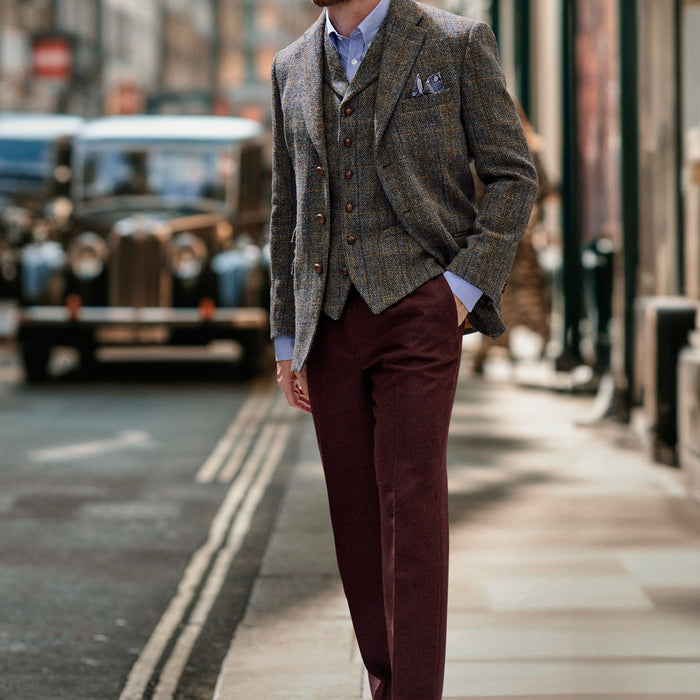 Tweedsakko in 3-Knopf Classic aus Harris Tweed