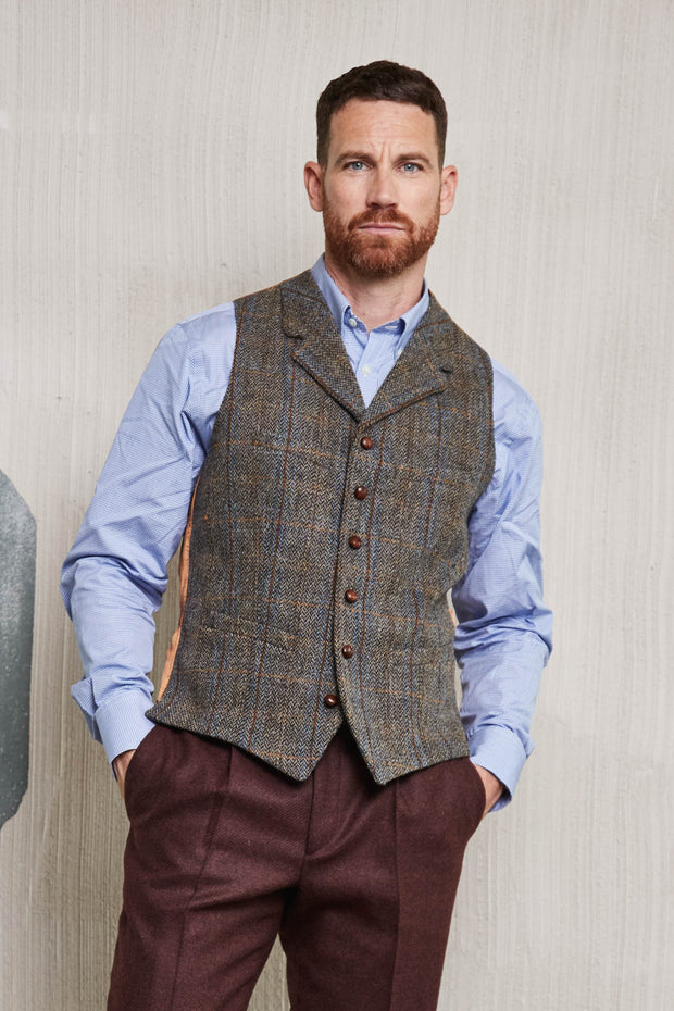 Tweedweste aus Harris Tweed