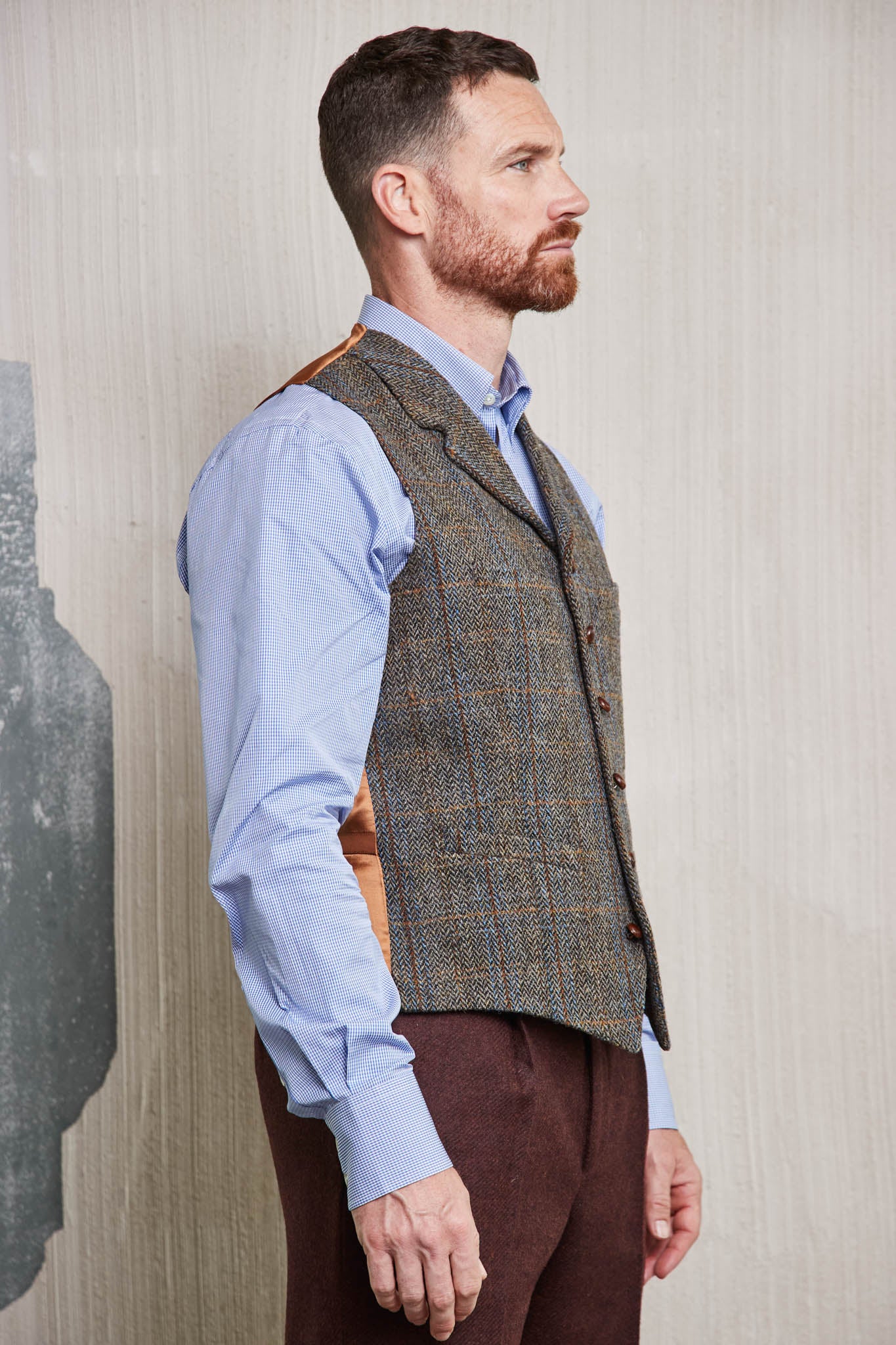 Tweedweste aus Harris Tweed