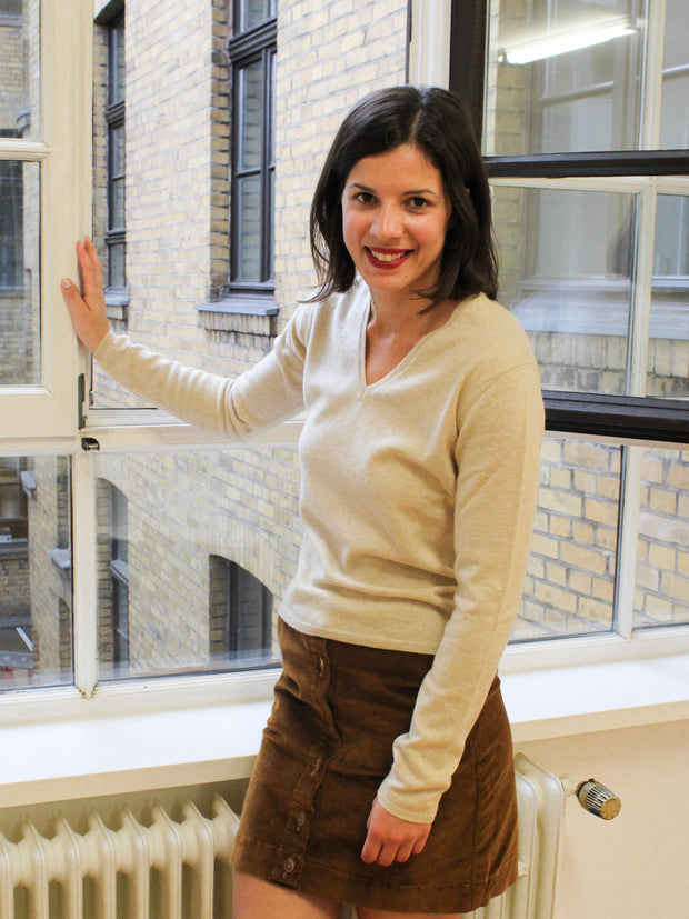 Cashmere Pullover mit V-Ausschnitt, unsere Klassiker