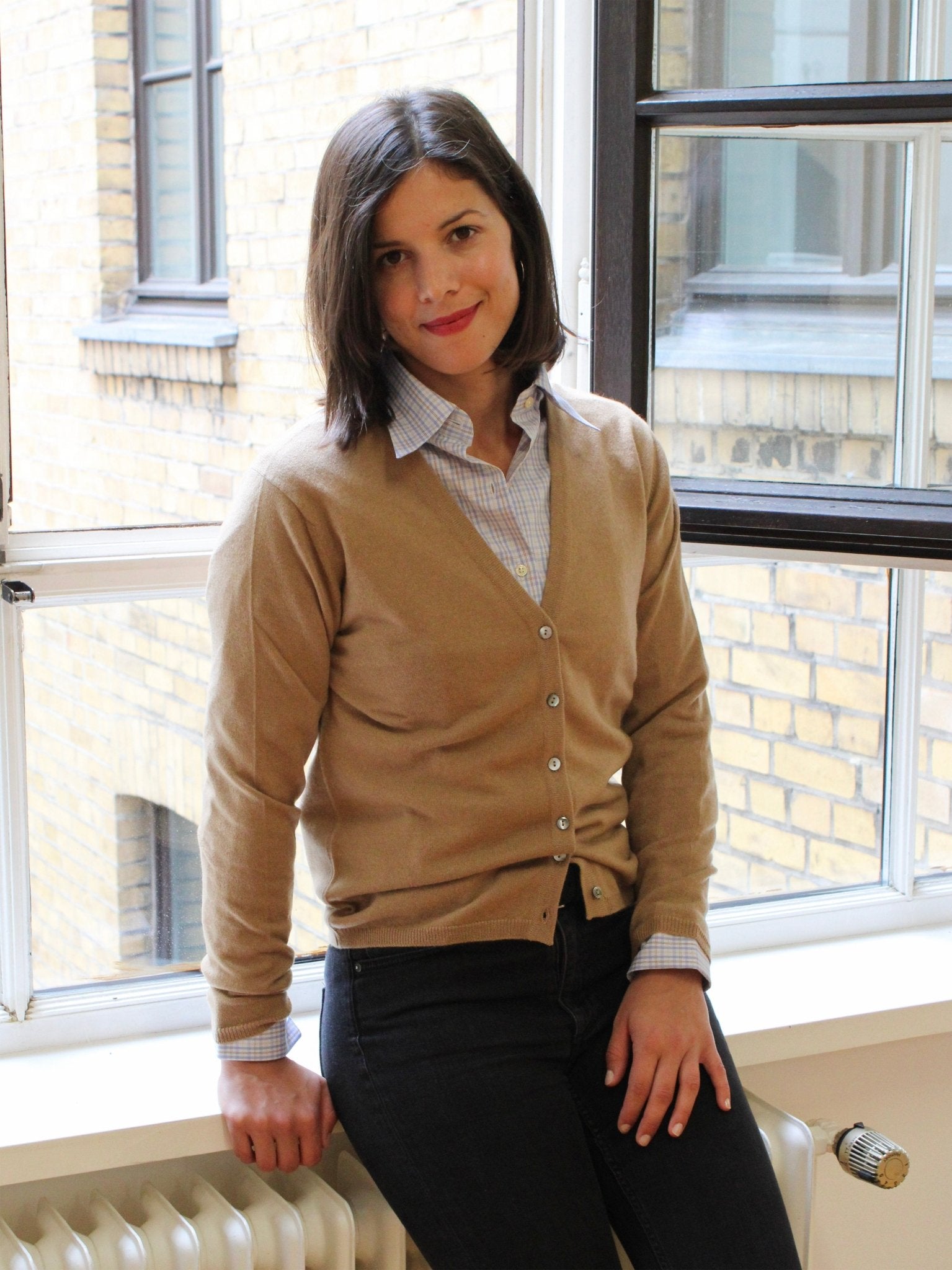 Cashmere Strickjacke mit V-Ausschnitt, unsere Klassiker