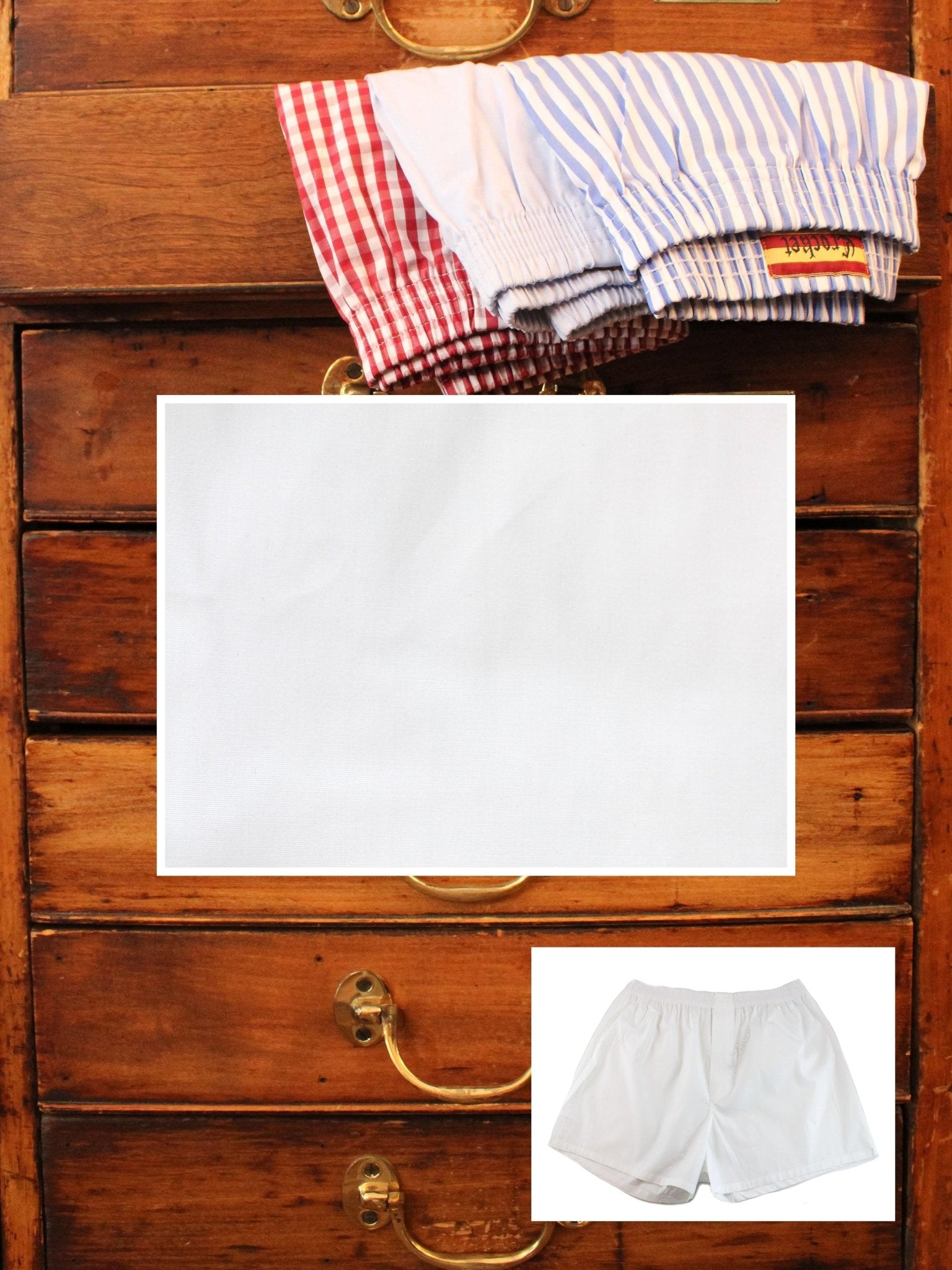 Boxershorts: Boxershorts in weiß | John Crocket – Fine British Clothing