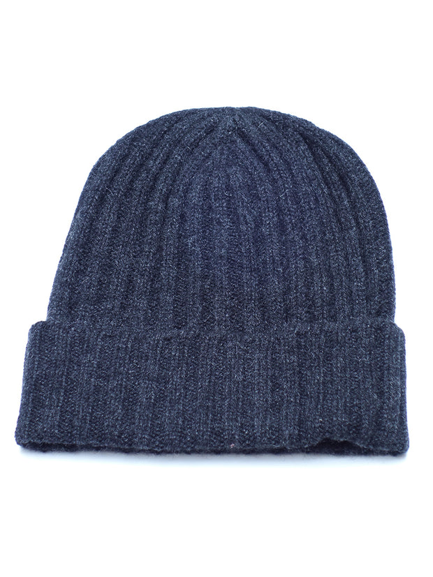 Cashmere Mütze: Charcoal