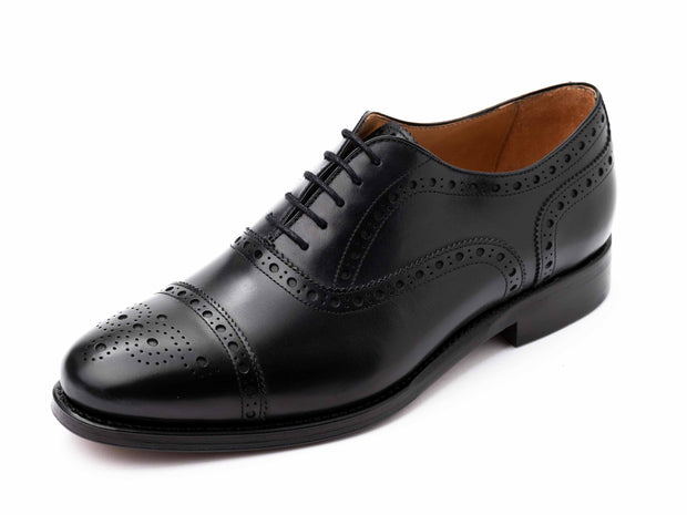 Semi Brogue in schwarz
