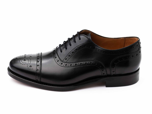 Semi Brogue in schwarz
