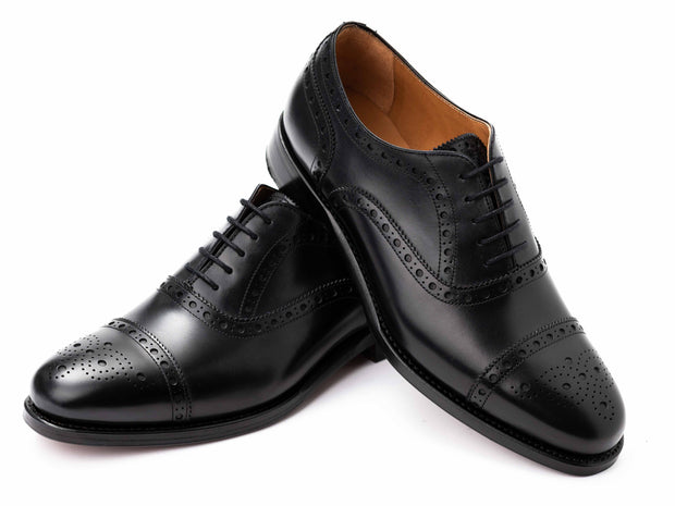 Semi Brogue in schwarz