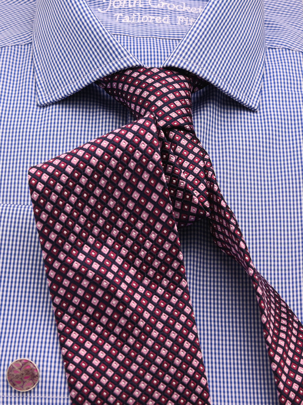 Krawatte gemustert in lila/rosa