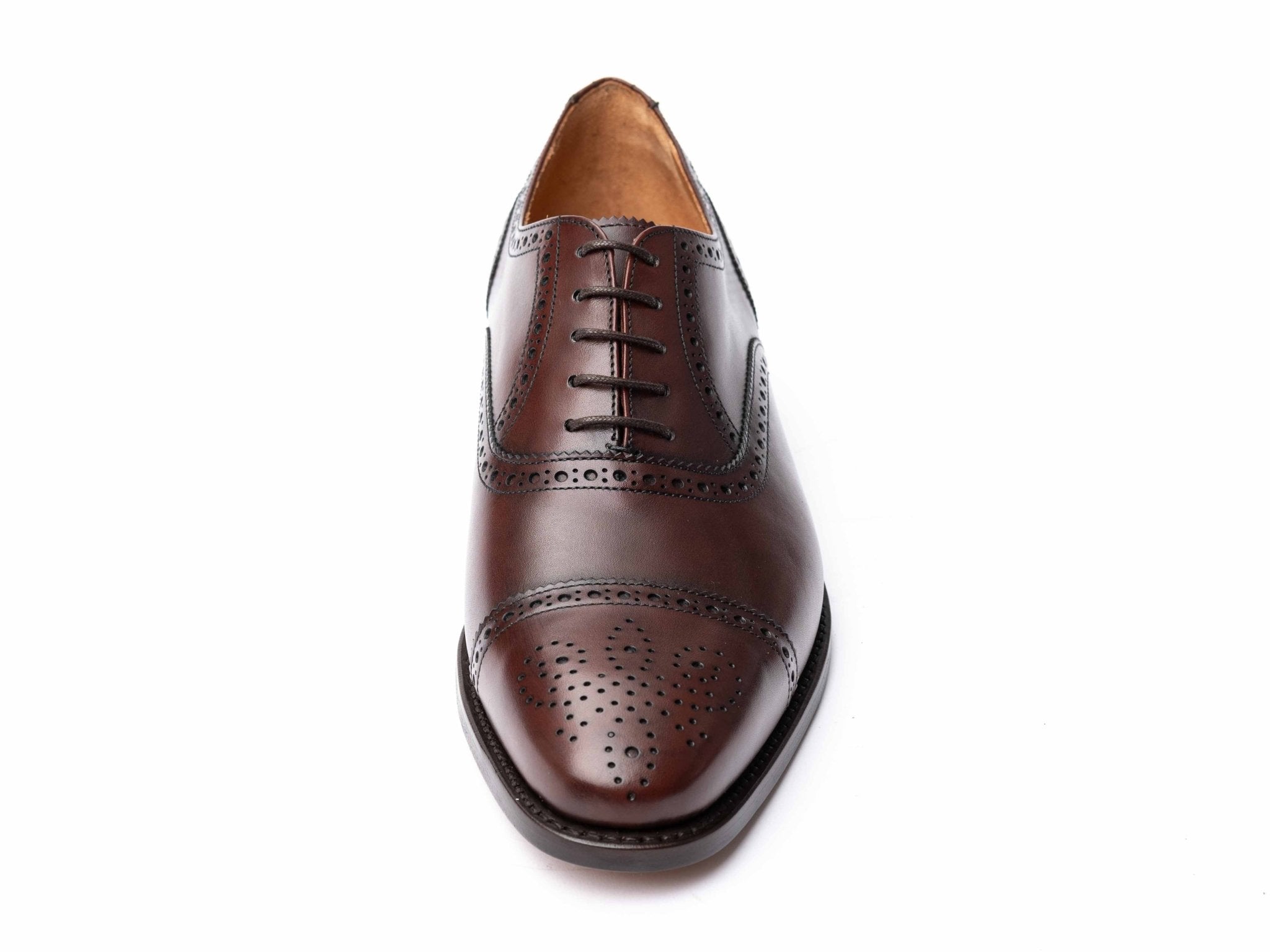 Semi Brogue in burgundy