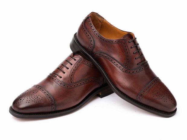 Semi Brogue in braun