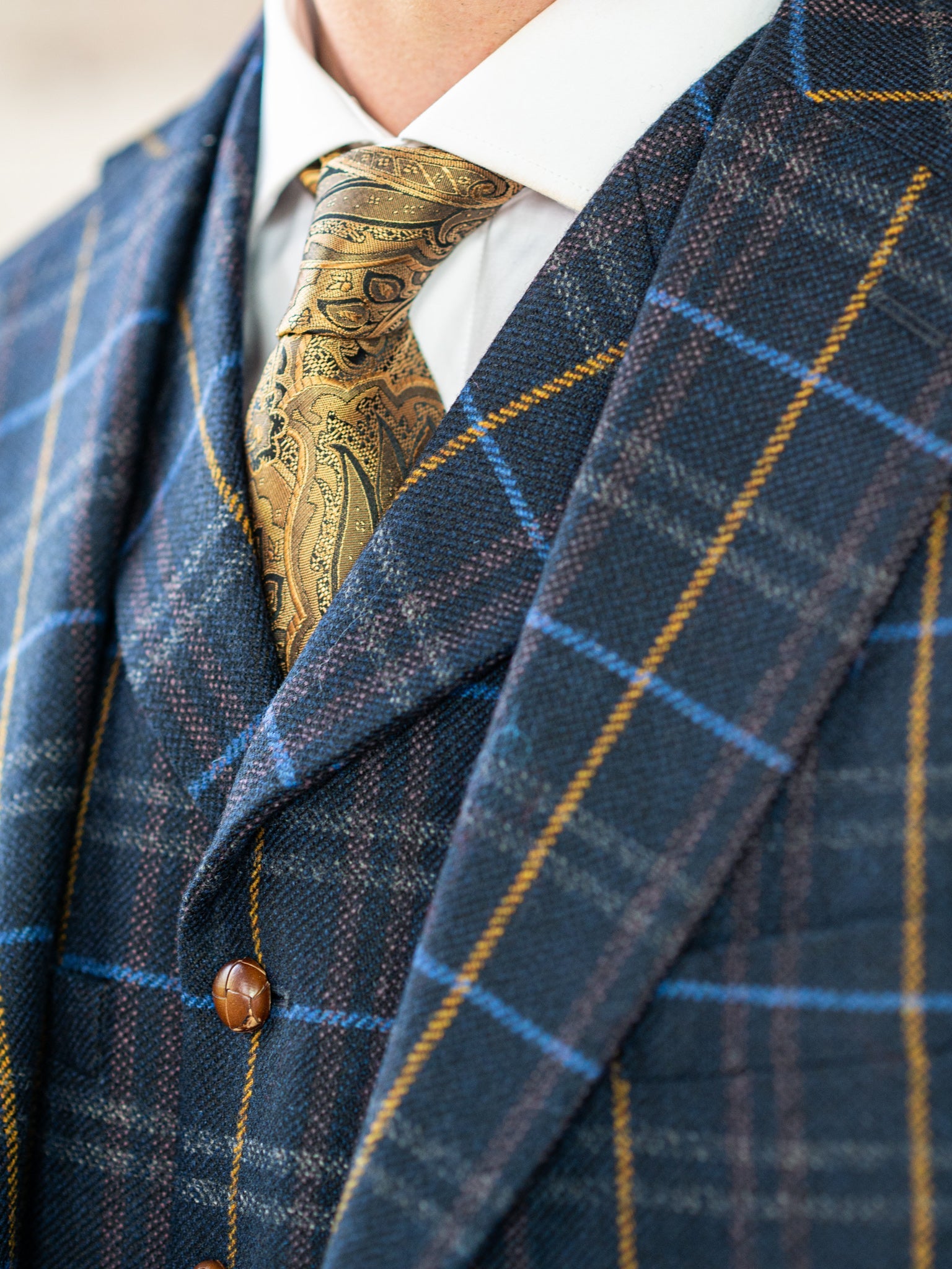 Tweedweste aus Lovat Tweed