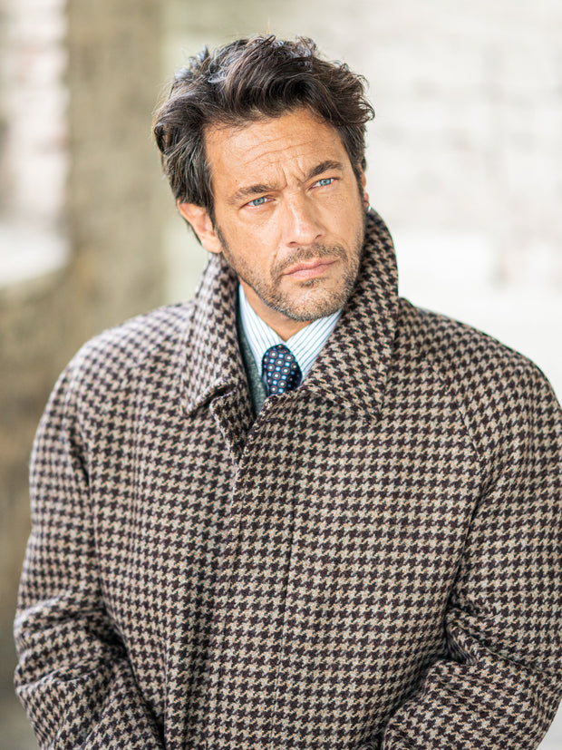 Raglan Mantel aus Moon Tweed