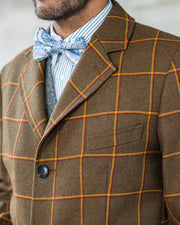Klassischer Covert Coat aus Lovat Tweed